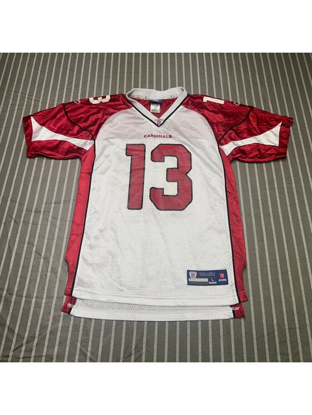 Kurt Warner #13 Arizona Cardinals Reebok NFL Jersey Youth Large (14-16)